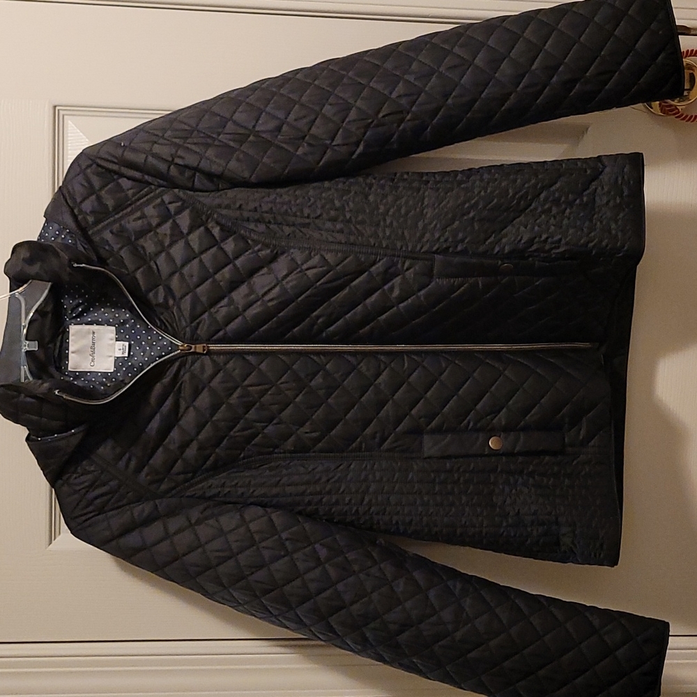Croft and Barrow Women’s Black Quilted Coat (Size S)